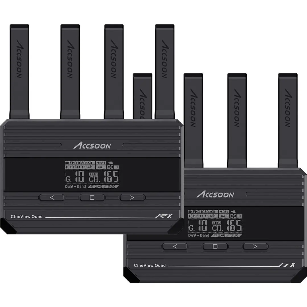 Accsoon CineView Quad Multi Spectrum Sistema de Transmisión de Video / WIT04-QS