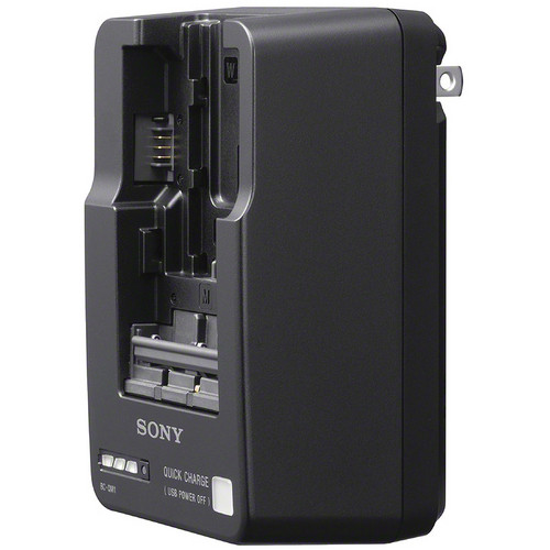 Sony BC-QM1 InfoLithium Cargador de Baterías de Series H, P, V, M y W - Imagen 2
