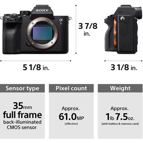 Sony A7R IV Cámara Full-Frame Mirrorless de 61 MP Solo Cuerpo / ILCE-7RM4A - Imagen 11