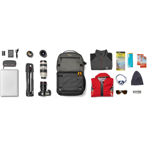 Lowepro Fastpack Pro BP 250 AW III (Gray) Mochila para Equipo Fotográfico / LP37331 - Imagen 15