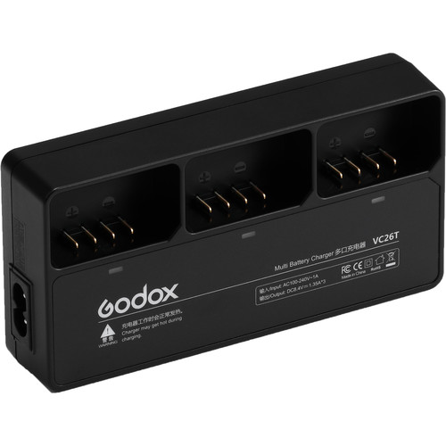 Godox VC26T Cargador Multibatería para V1