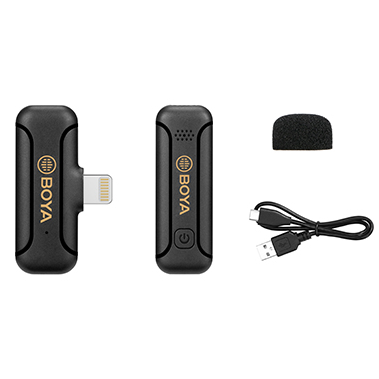 Boya BY-WM3T2-D1 Micrófono Inalámbrico para IOS Lightning 50m - Imagen 2