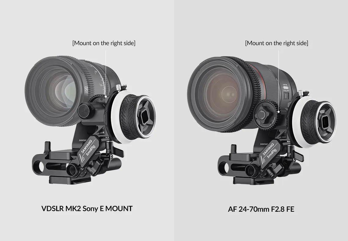 Samyang – Small Rig MD3484 Cine Kit Follow Focus Para Lentes Samyang Montura E - Imagen 6