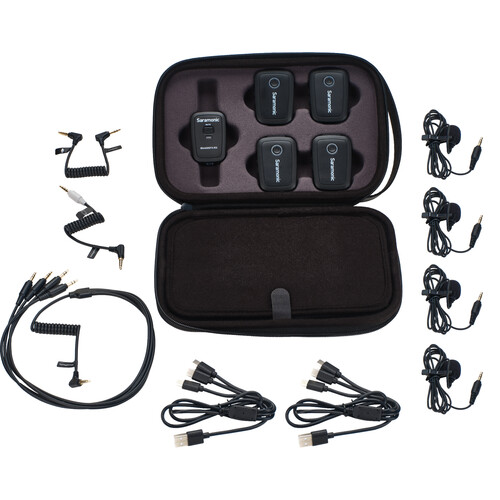 Saramonic Blink 500 T4 Sistema de Micrófonos Inalámbricos para 4 Personas (2.4GHz) - Imagen 8