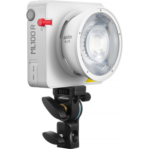 Godox ML100R RGB Kit de Luz LED Portátil + Lente de 36° y Mango con Battery Grip (100w) - Imagen 3