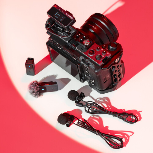 Saramonic Air Kit de Micrófonos Lavalier Inalámbrico 2,4GHz de 2TX y 1RX más Estuche de Carga - Imagen 9
