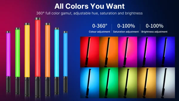 Ulanzi VL119 RGB Espada Led Multicolor - Imagen 3
