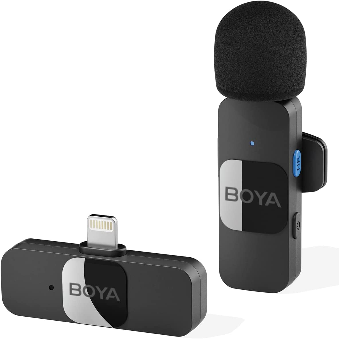 Boya BY-V1 Micrófono Lavalier Inalámbrico Compacto Conector Lightning (2.4Ghz)