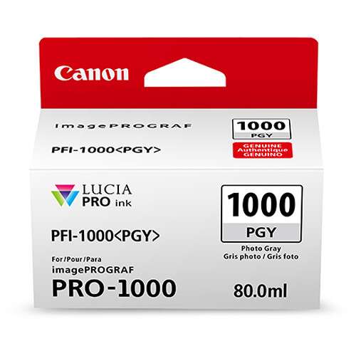 Canon PFI-1000 PGY Tinta PHOTO GRAY LUCIA PRO (imagePROGRAF PRO-1000) - Imagen 2