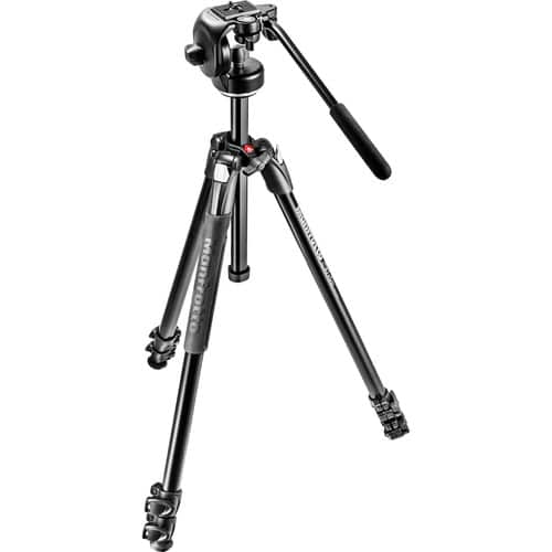 Manfrotto MK290XTA3-2W Kit Trípode de Aluminio y Cabezal de Video
