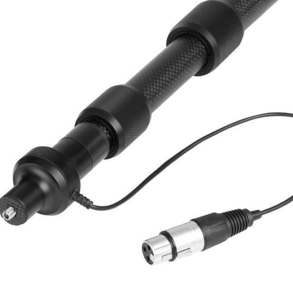Boya BY-PB25 Caña de Fibra de Carbono 2.5m Con Cable XLR Incorporado - Imagen 4