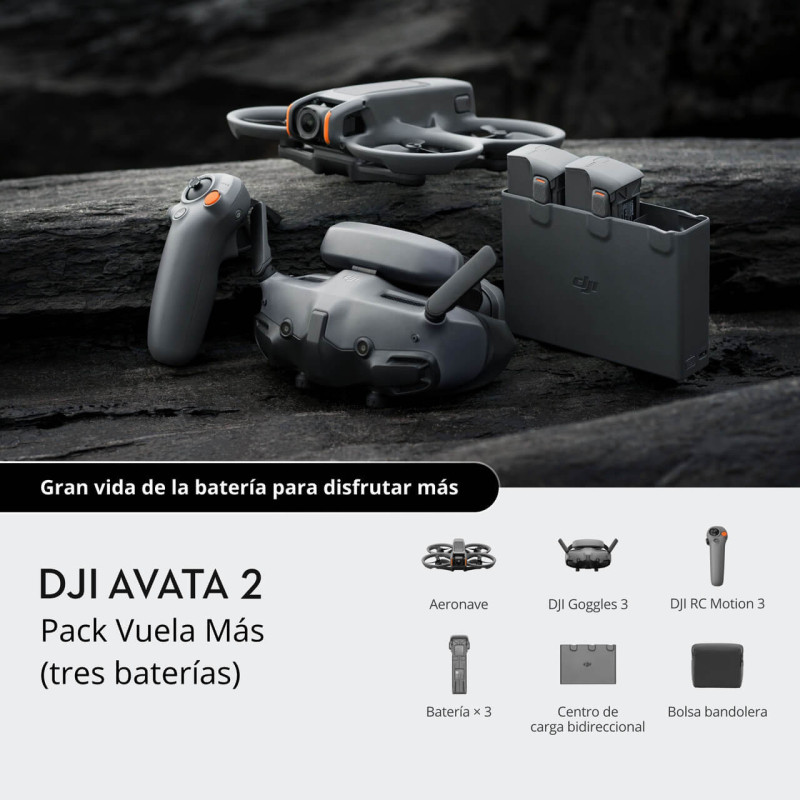 DJI Avata 2 Fly More Combo (Three Batteries) / 1000008653 - Imagen 7