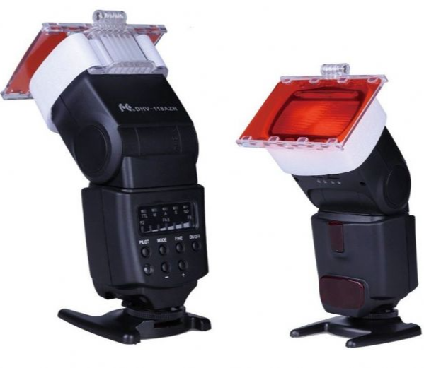 Powerwin PW-K152 Kit Filtros de Gel 30 Colores y Portafiltros Universal