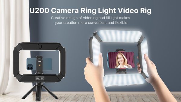 Ulanzi U200 Luz de Leds Rectangular para Cámaras, Accesorios y Smartphone / UL-2245 - Imagen 8