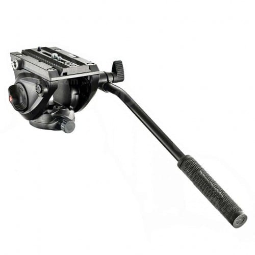 Manfrotto MVH500AH Cabezal de Vídeo Fluido Flat Base