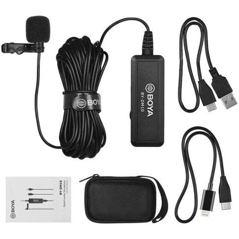 Boya BY-DM10 UC Micrófono Omnidireccional con Conectores USB y USB-C Para Win, Mac y Teléfonos USB-C (Cable de 6m) - Imagen 8
