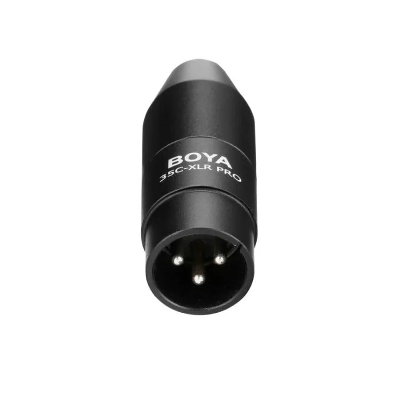 Boya 35C-XLR PRO 3.5mm Mini Jack a XLR Adaptador con Conversor de Poder - Imagen 2