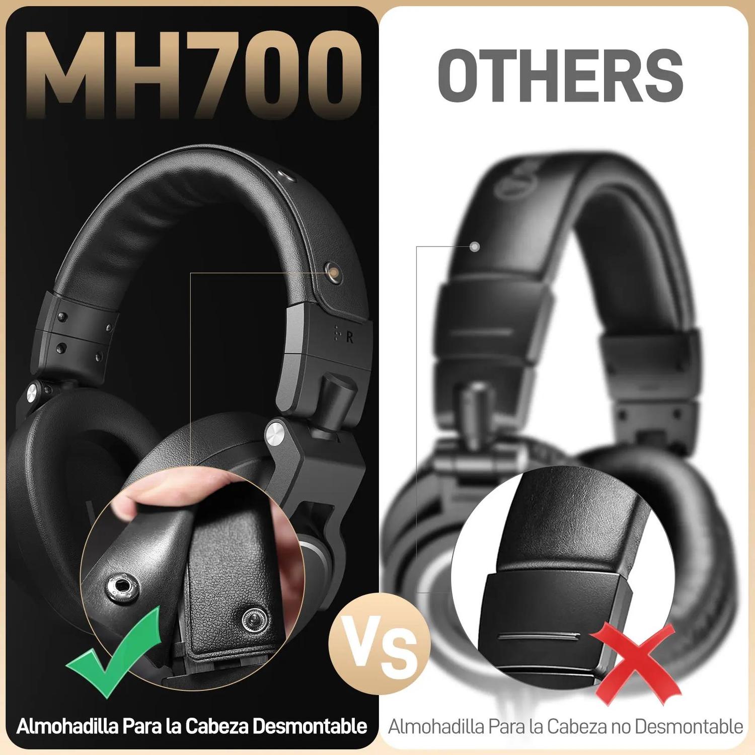 Maono AU-MH700 Audífonos de Estudio para Monitoreo Profesional - Imagen 4