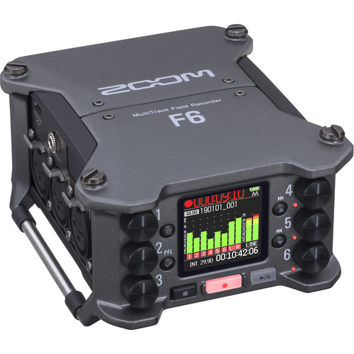Zoom F6 Grabadora de Campo Multipistas de 6 Canales / 14 Pistas