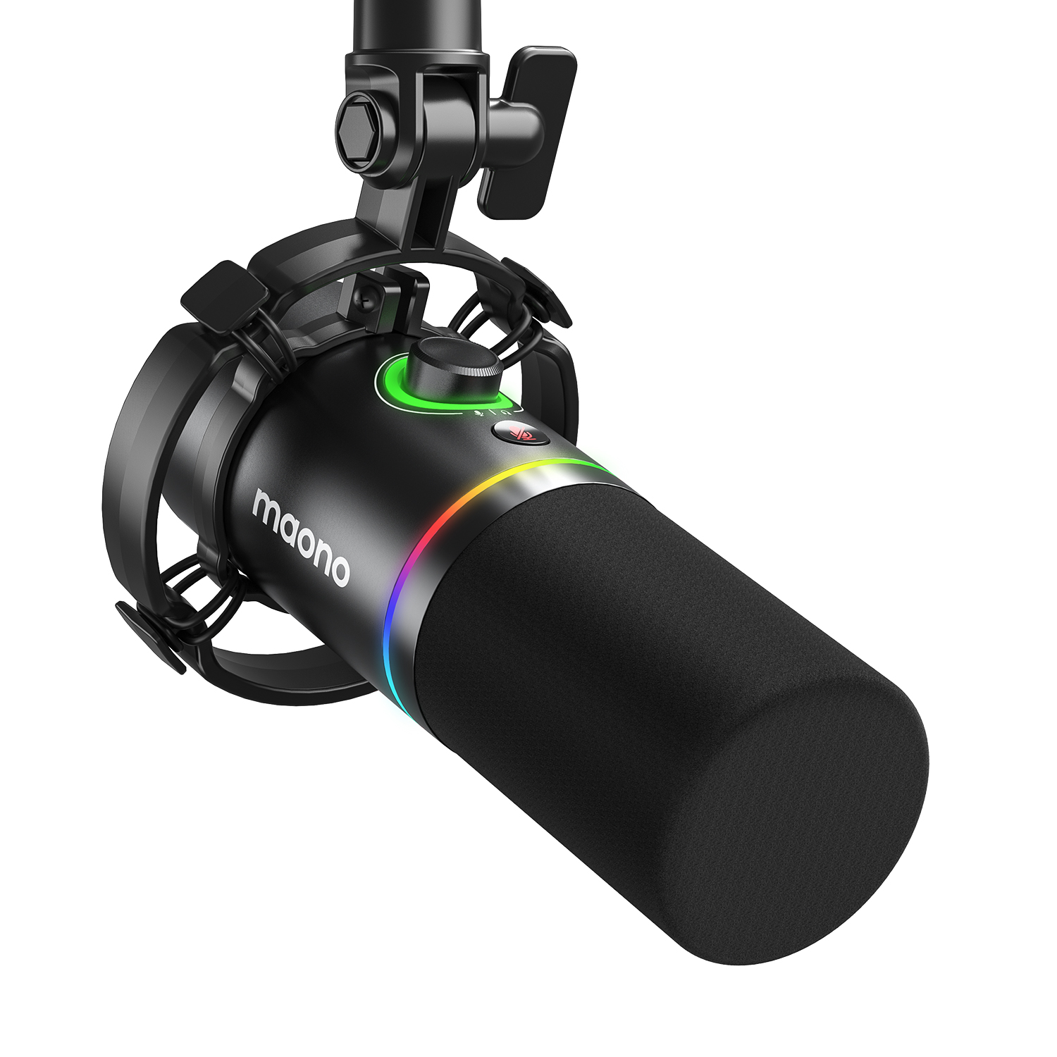 Maono PD200X Microfono Dinamico XLR USB Ideal para Podcast, Streaming y Producciones Profesionales - Imagen 2