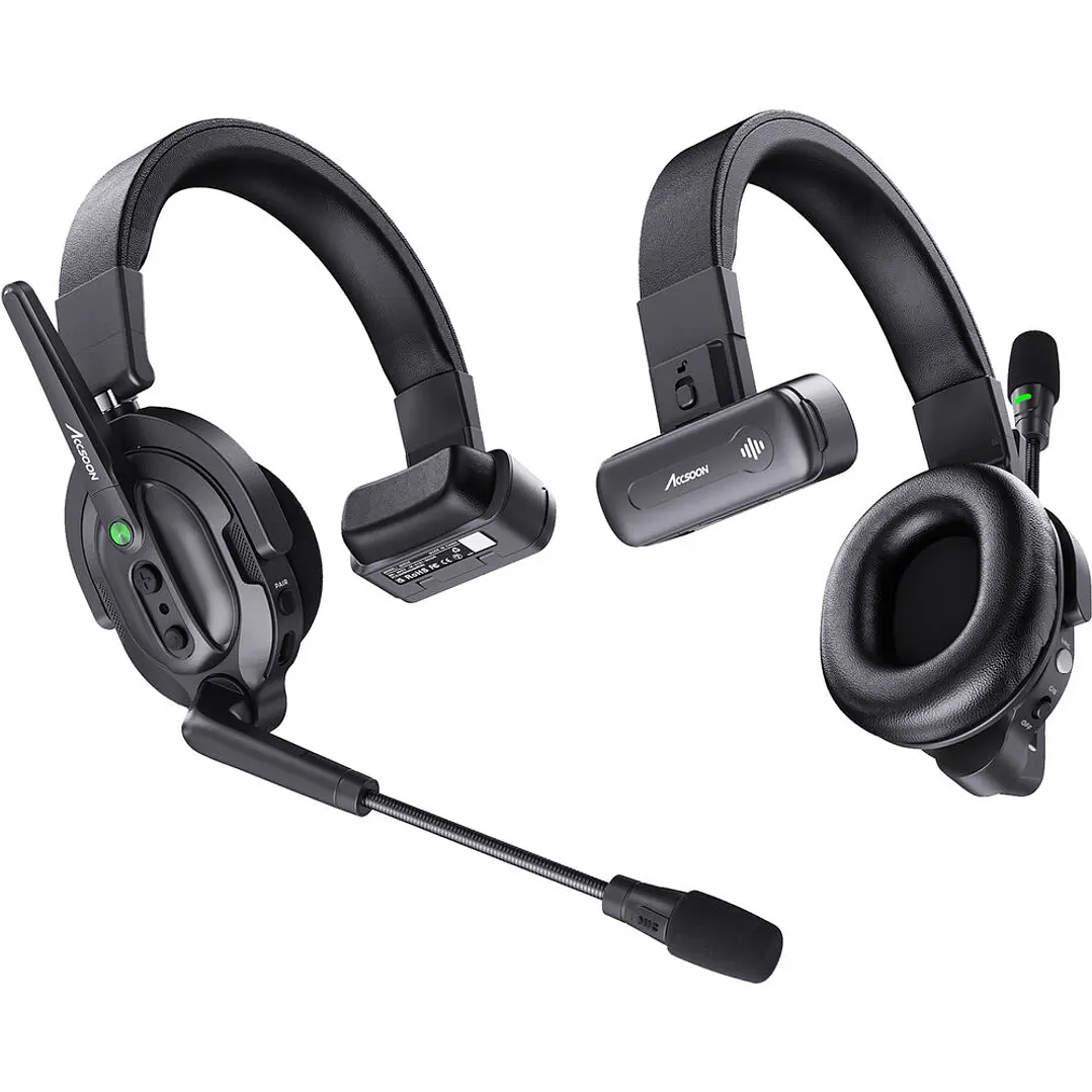 Accsoon CoMo Sistema de Intercom Wireless para 5 Usuarios (1 Host, 4 Remotos) / MIC02-1H4R - Imagen 2