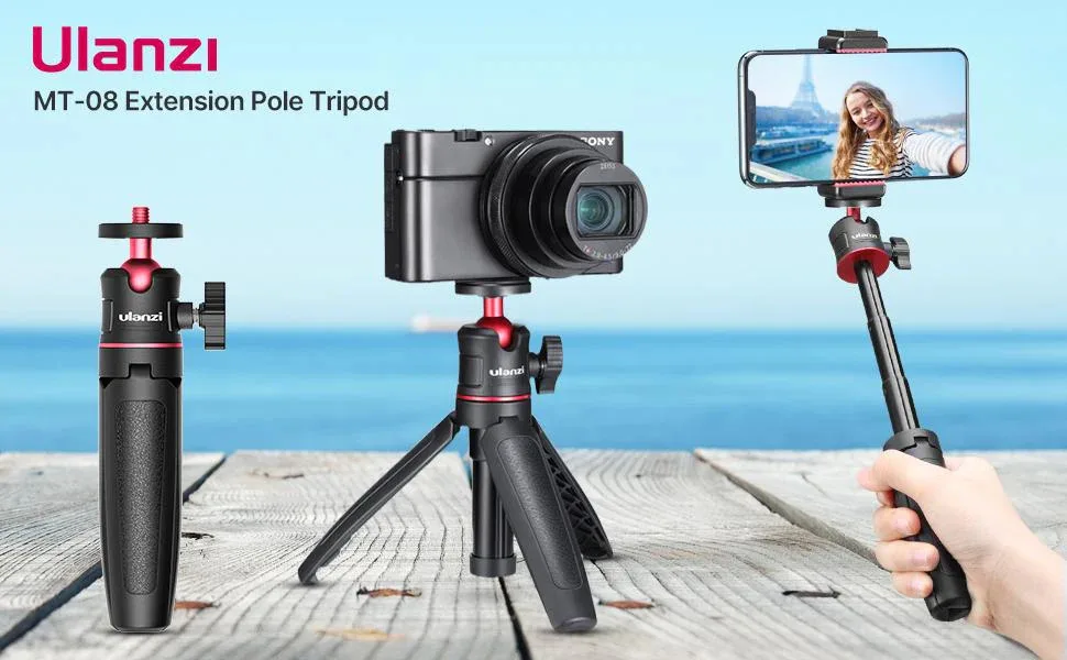 Ulanzi MT-08 Mini Trípode Y Selfiestick de Bolsillo con Cabezal de Bola - Imagen 10