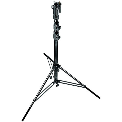 Manfrotto 126BSUAC Heavy Duty Air Cushioned Steel Cine Stand, Black (3.3m)