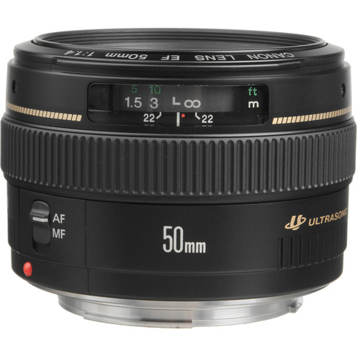 Canon EF 50mm f/1.4 USM Lente para DSLR / 2515A004