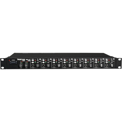 TASCAM MH-8 Amplificador de Auriculares de 8 Canales - Imagen 3