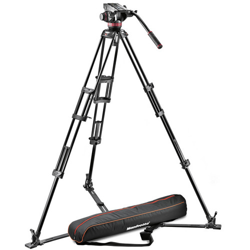 Manfrotto Kit de Vídeo Profesional 546GB + Cabezal MVH502A (502HD) + Bolso de Transporte.