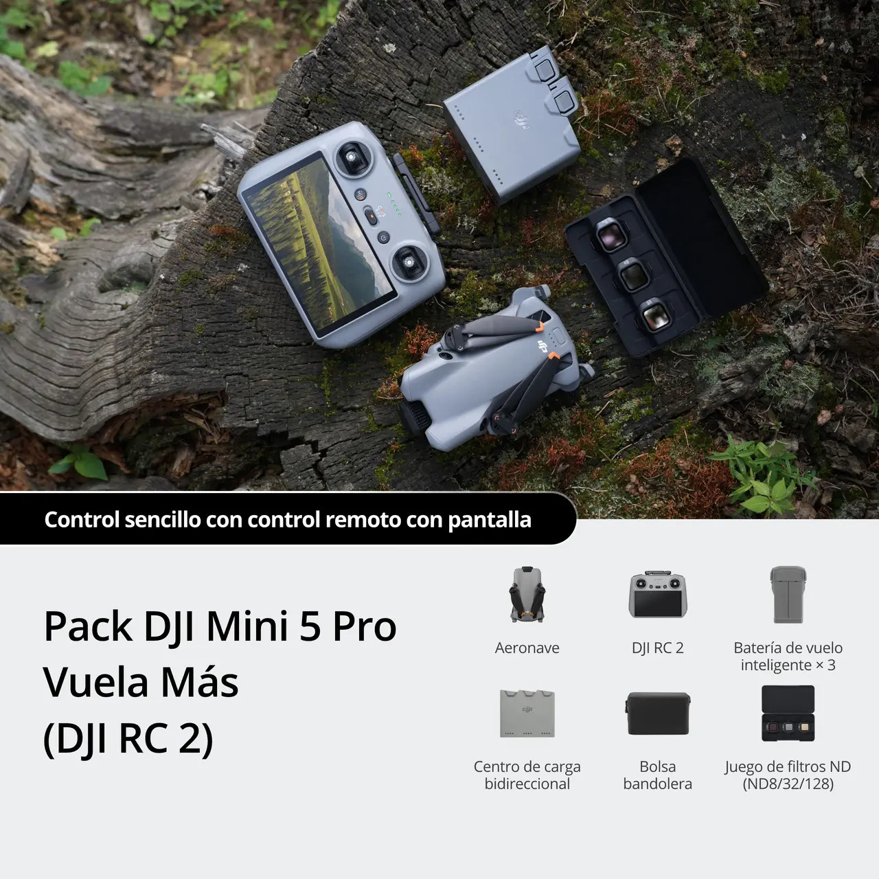 DJI Mini 5 Pro Fly More Combo (DJI RC2) / 1000009101 - Imagen 10