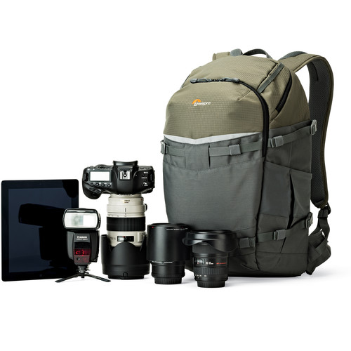 Lowepro Flipside Trek BP 450 AW Backpack (Gray/Dark Green) / LP37016 - Imagen 10