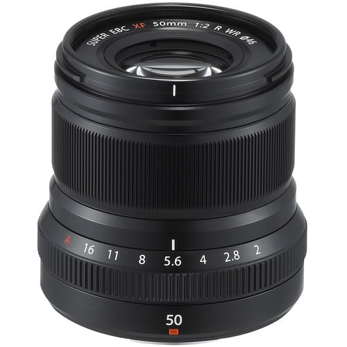Fujifilm XF 50mm f/2 R WR (Negro) Lente para Montura XF / CD80114