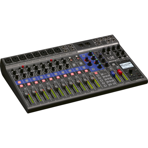 Zoom LiveTrak L-12 Mezclador Digital de 12 Canales y Grabador Multipista