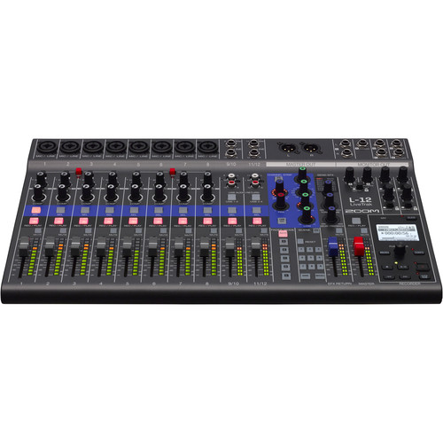 Zoom LiveTrak L-12 Mezclador Digital de 12 Canales y Grabador Multipista - Imagen 2