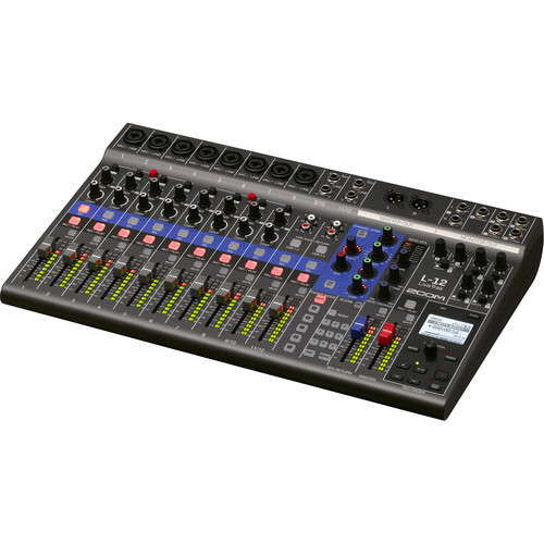 Zoom LiveTrak L-12 Mezclador Digital de 12 Canales y Grabador Multipista - Imagen 4
