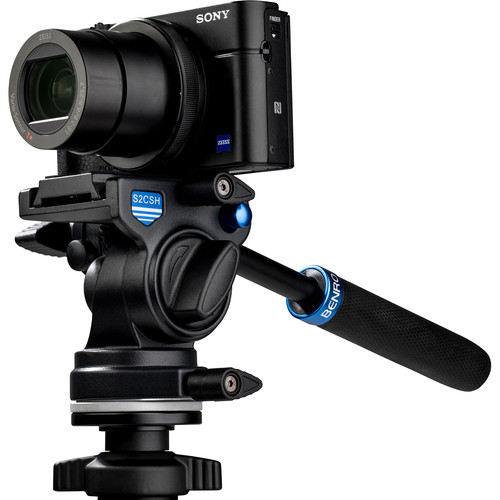 BENRO TSL08AS2CSH Kit SLIM Trípode de Aluminio y Cabezal de Video - Imagen 11