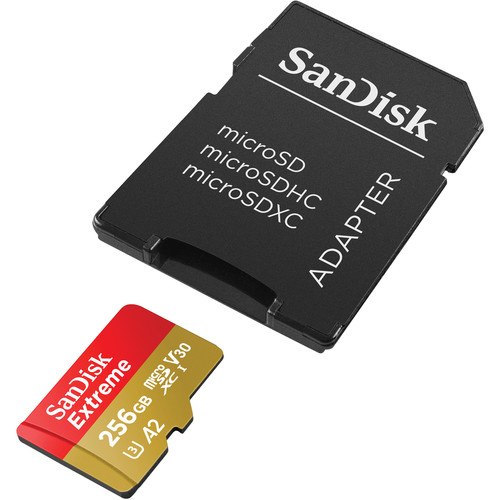 SanDisk 256GB Extreme UHS-I Tarjeta microSDXC con Adaptador / SDSQXA1-256G-GN6MA - Imagen 3