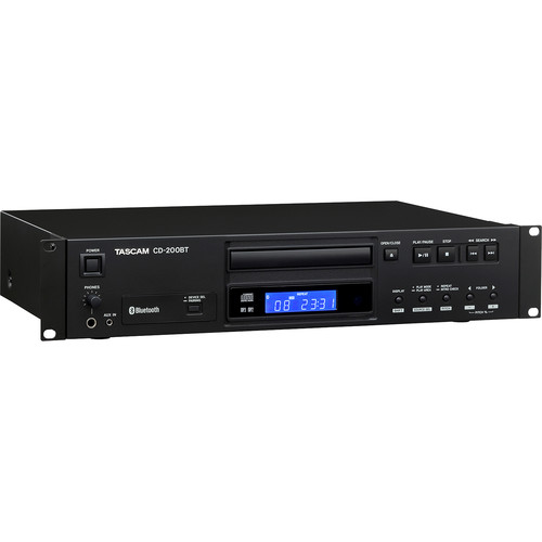 TASCAM CD-200BT Reproductor de CD para Montaje en Rack con Receptor Bluetooth