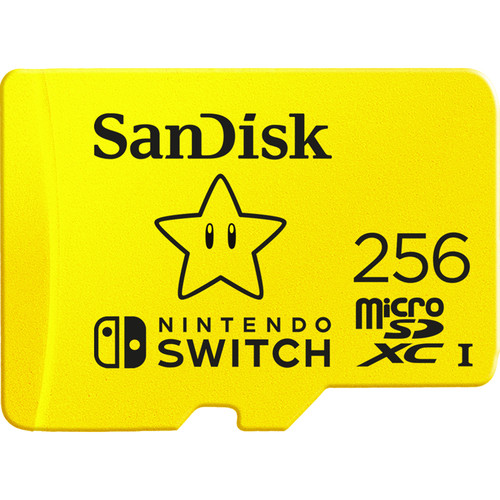 SanDisk 256GB UHS-I Tarjeta de Memoria microSDXC para Nintendo Switch / SDSQXAO-256G-GNCZN