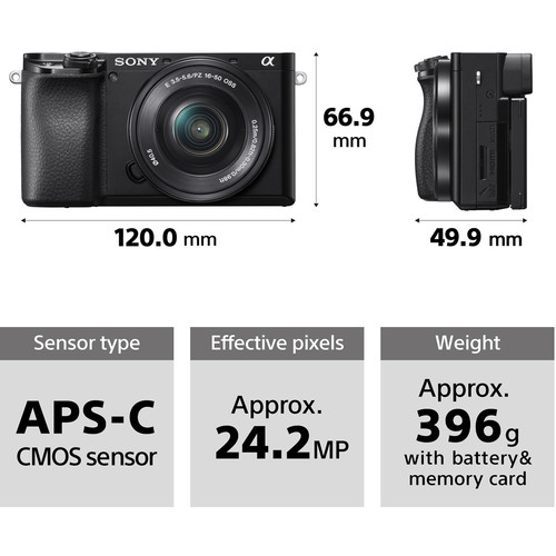 Sony Alpha a6100 Kit Cámara Mirrorless 24.2MP + Lente 16-50mm / ILCE6100K/B - Imagen 13