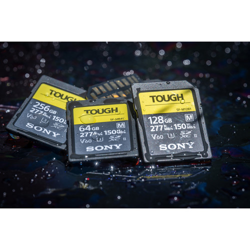 Sony 128GB SF-M Tough Series UHS-II Tarjeta de Memoria SDXC / SF-M128T/T1 - Imagen 4