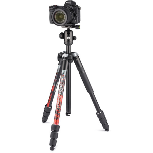 Manfrotto Element MII Trípode de Aluminio con Cabezal de Bola (Red) / MKELMII4RD-BH