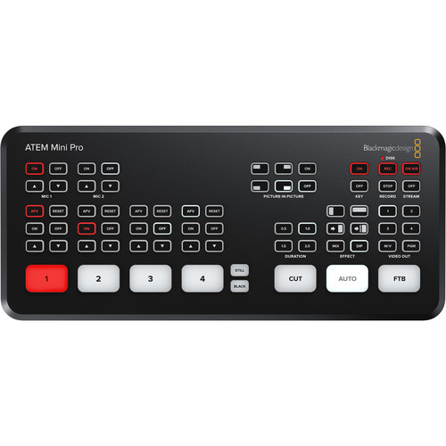 Blackmagic Design ATEM Mini Pro HDMI Live Stream Switcher / SWATEMMINIBPR