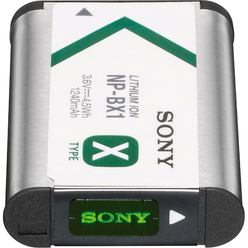 Sony NP-BX1 Rechargeable Lithium-Ion Battery Pack (3.6V, 1240mAh) - Imagen 2