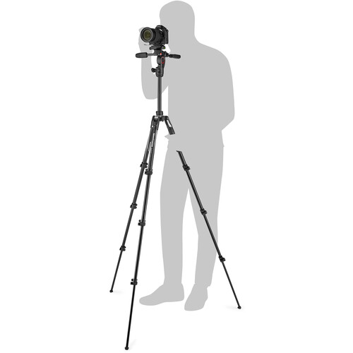 Manfrotto Befree Live Advanced Trípode Compacto con Cabezal de 3 Vías / MKBFRLA4BK-3W - Imagen 8