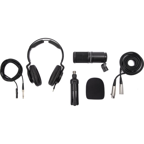 Zoom ZDM-1PMP Kit PodCast Audífonos + Micrófono XLR y Trípode de Sobremesa - Imagen 2