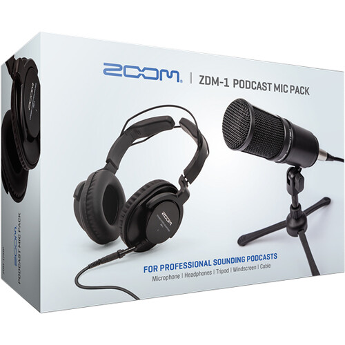 Zoom ZDM-1PMP Kit PodCast Audífonos + Micrófono XLR y Trípode de Sobremesa - Imagen 3