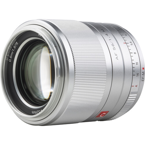 Viltrox AF 56mm f/1.4 M Lente para Canon EF-M (Silver) - Imagen 2