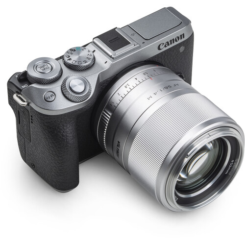 Viltrox AF 56mm f/1.4 M Lente para Canon EF-M (Silver) - Imagen 6